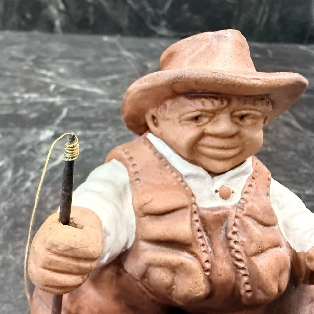 ROGERS’ ROWDIES Fishing Figurine